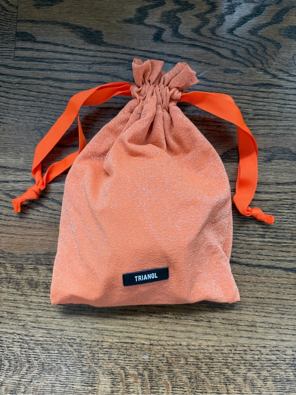 triangl swimwear Orange Shimmery Bikini Top